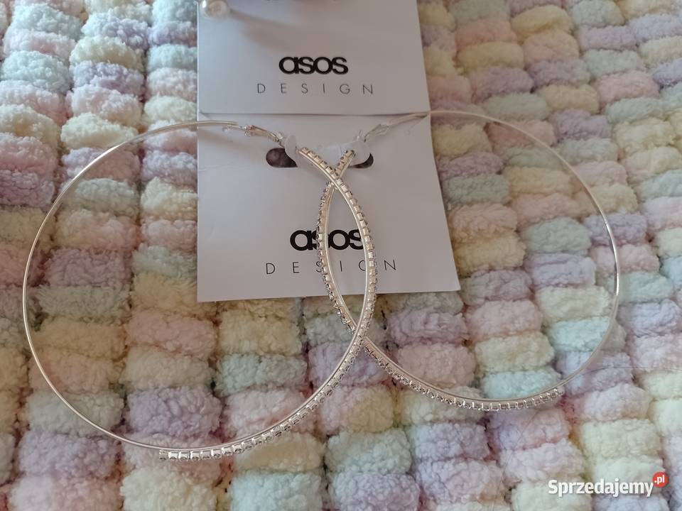 ASOS Ogromne Kolczyki koła ze zdobieniemNOWE Kraków