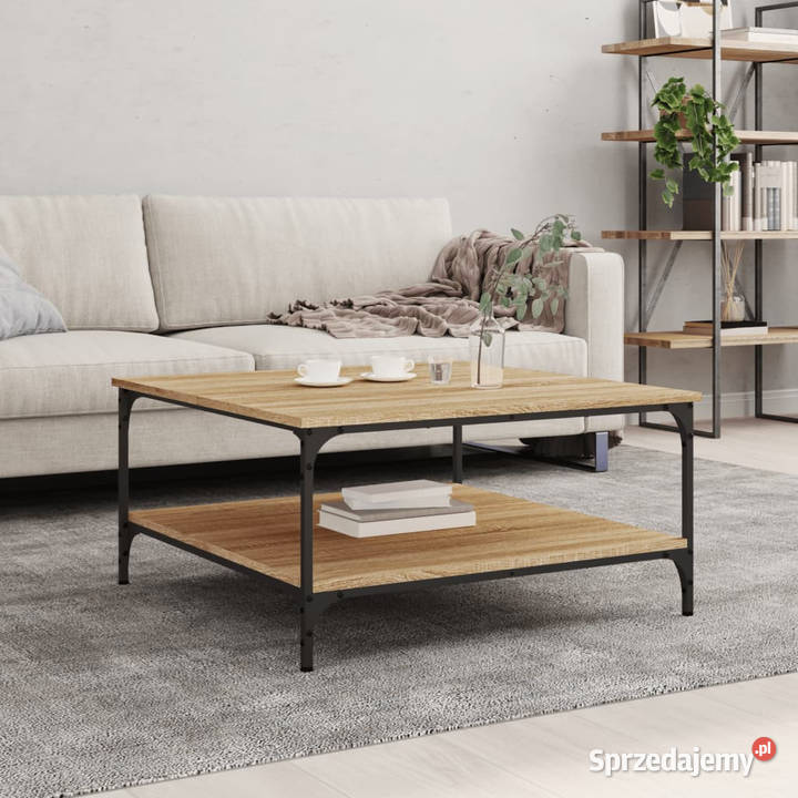 Stolik kawowy kolor dąb sonoma 80x80x40 WM832839