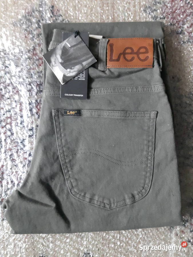 Spodnie Lee Brooklyn W31L32 Nowe kolor khaki Kielce sprzedam