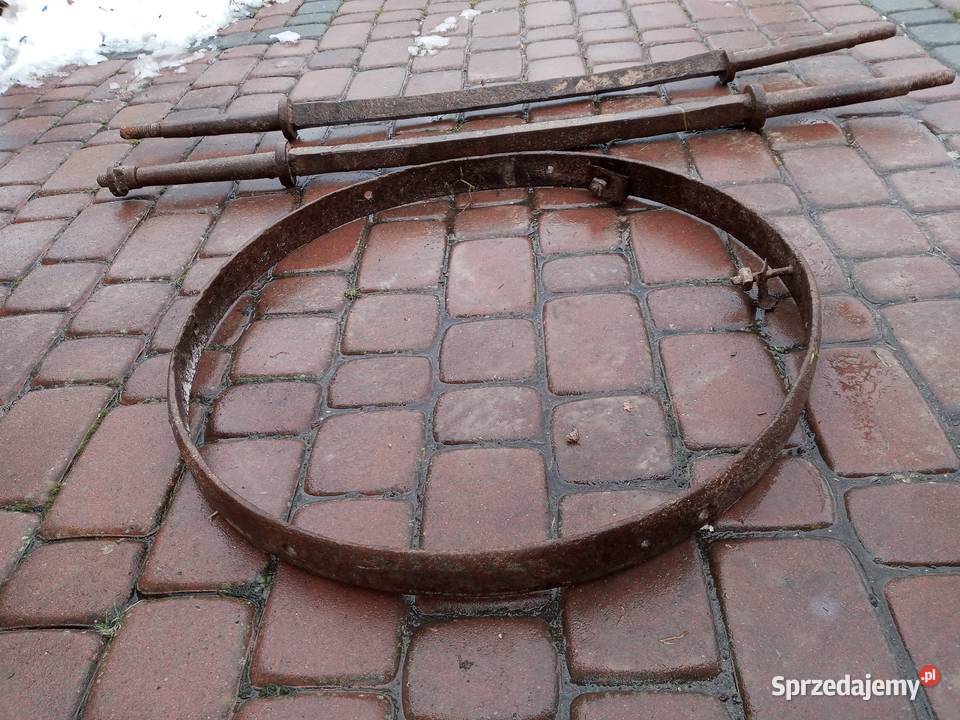 Obręcz koła i ośki wozu konnego Antyki Mełgiew sprzedam