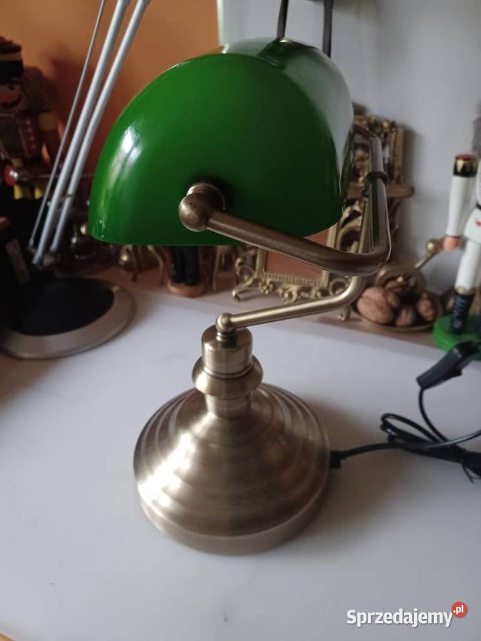 Piękna lampa stołowa bankierka Poznań