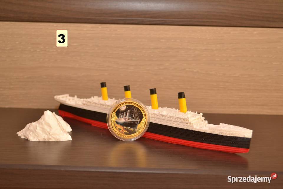 RMS Titanic góra lodowa moneta Druk 3D Chrzanów