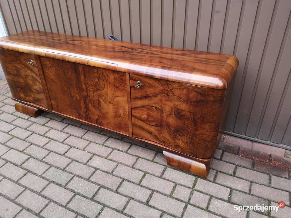Komoda ARTDECO Orzech RTV Niska 181 Zgrabna Swarzędz