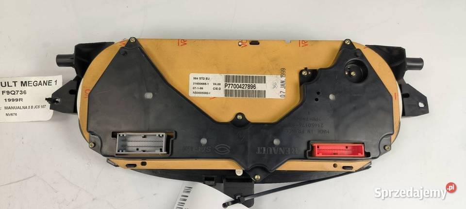 LICZNIK ZEGAR RENAULT MEGANE I 7700427896 Lipno
