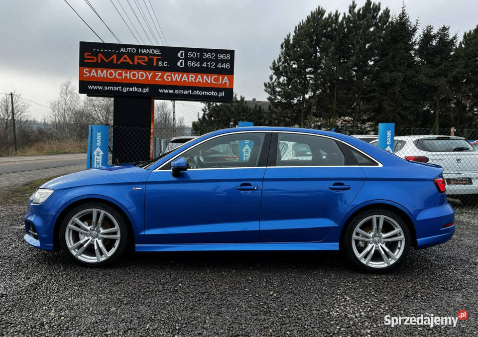Audi A3 Automat Navi 2xS Line 1rej2018 Ledy łopatki zmiany biegów Rydułtowy