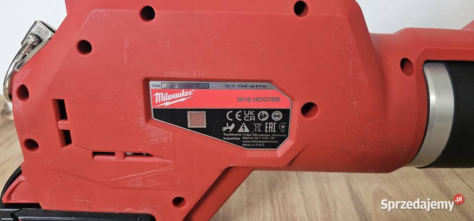 Milwaukee M18 HCC75R502C Hydrauliczne nożyce do Szprotawa