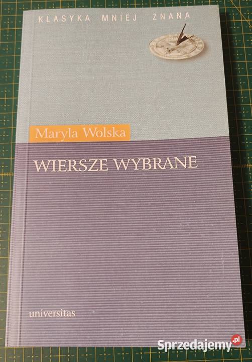 Wiersze wybrane Maryla Wolska miękka Kraków