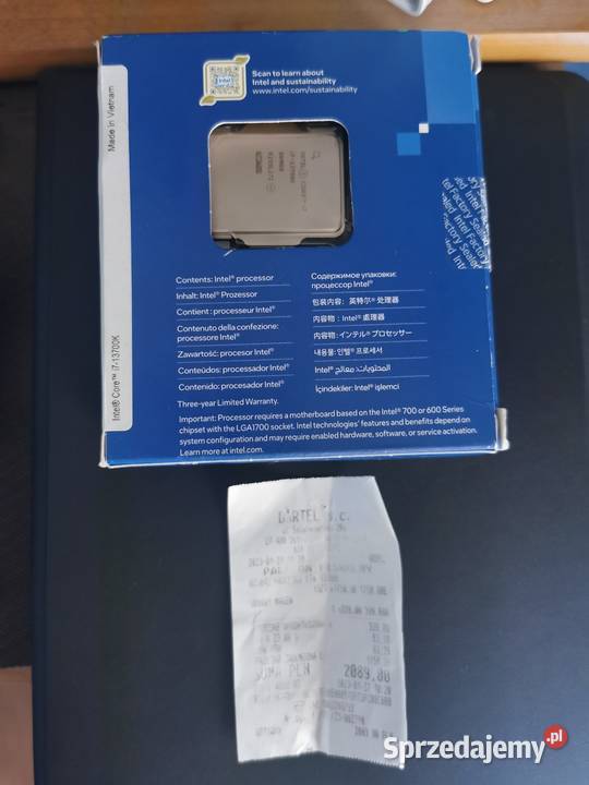Procesor Intel I7 13700 K Zabrze