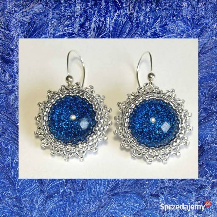 KOLCZYKI Z ŻYWICĄ mazowieckie Warszawa