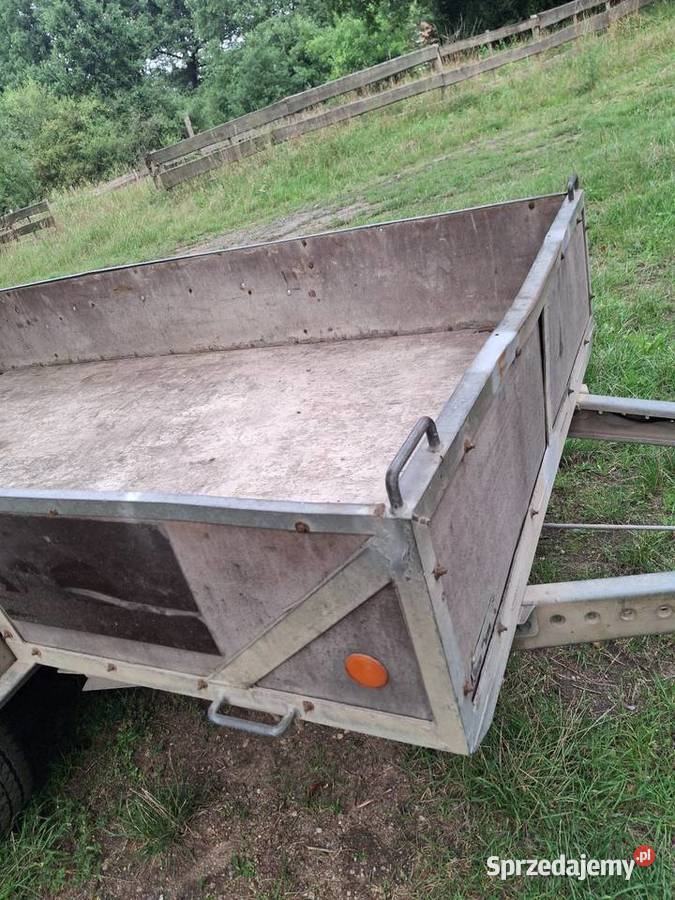 Przyczepa pod minikoparke 2500dmc 3x15m burtowe Krosno Odrzańskie