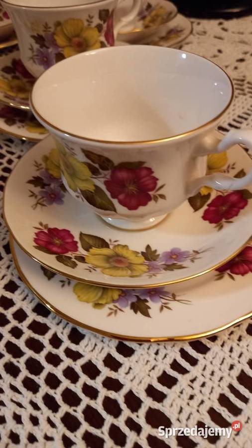 Trio porcelana piekny zestaw kawaherbarta Porcelana i szkło mazowieckie Warszawa