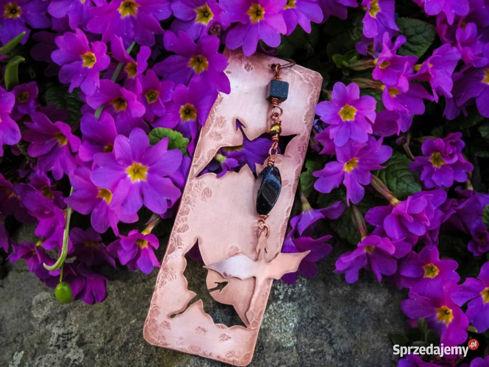 Miedziana zakładka do książki smok noc kairu