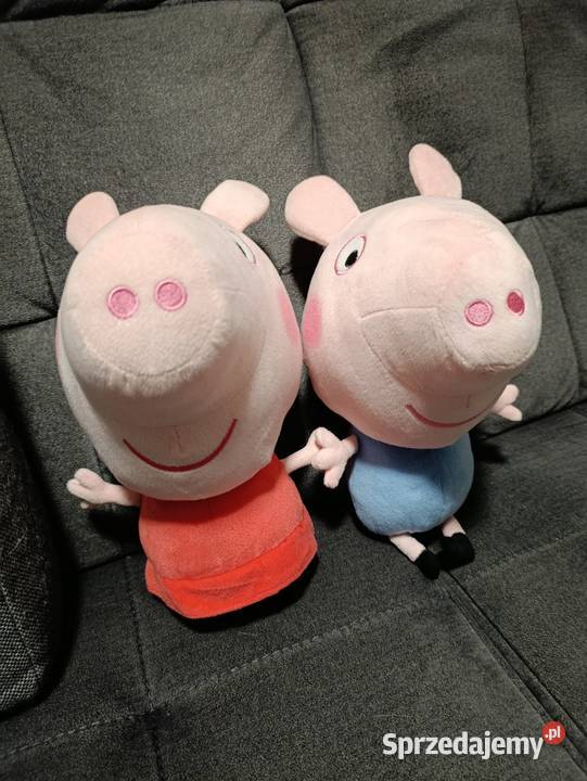maskotki Świnki Peppy i jej młodszego brata Poznań sprzedam