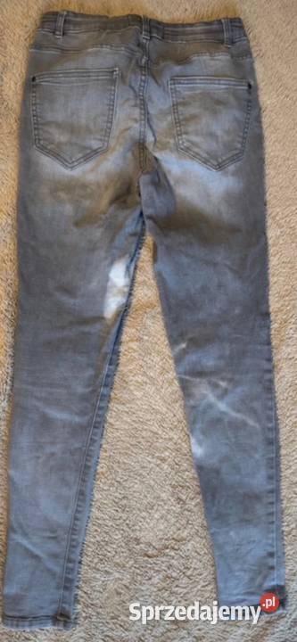 Szare jeansy Reserved damskie rozmiar 34 Pruszków