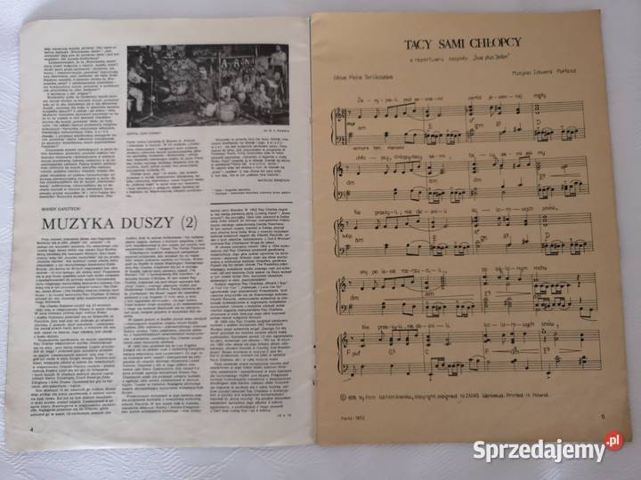 Czasopismo Synkopa 1976 Pozostałe łódzkie Pabianice sprzedam