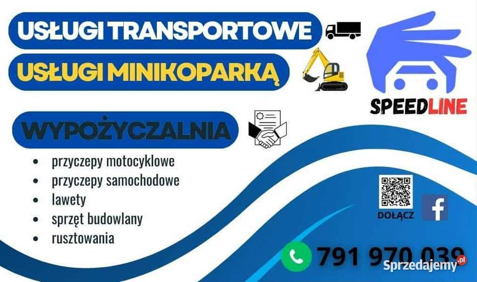 Speedline wypożyczalnia usługi transportowe Pozostałe Jasło