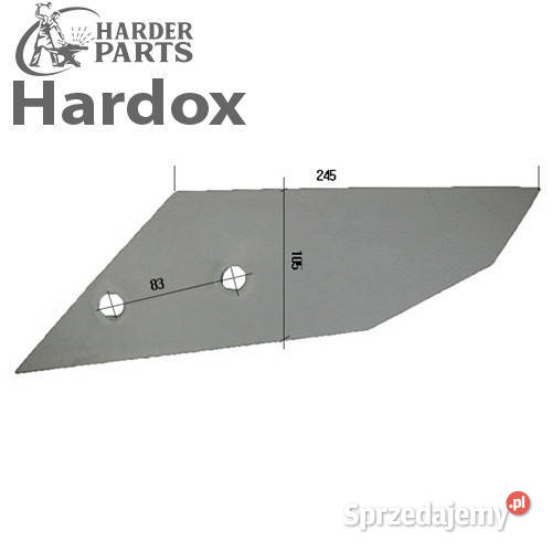 Dłuto 100hektarów HARDOX 200678P części do pługa Suwałki