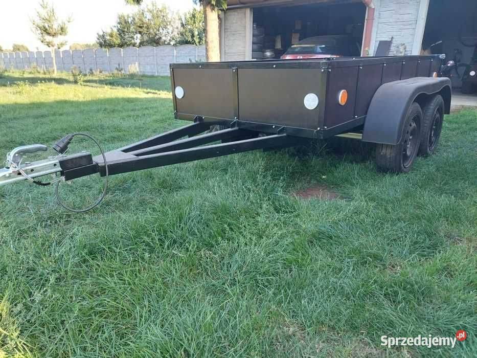 Przyczepka samochodowa dwuosiowa burtowe Turek