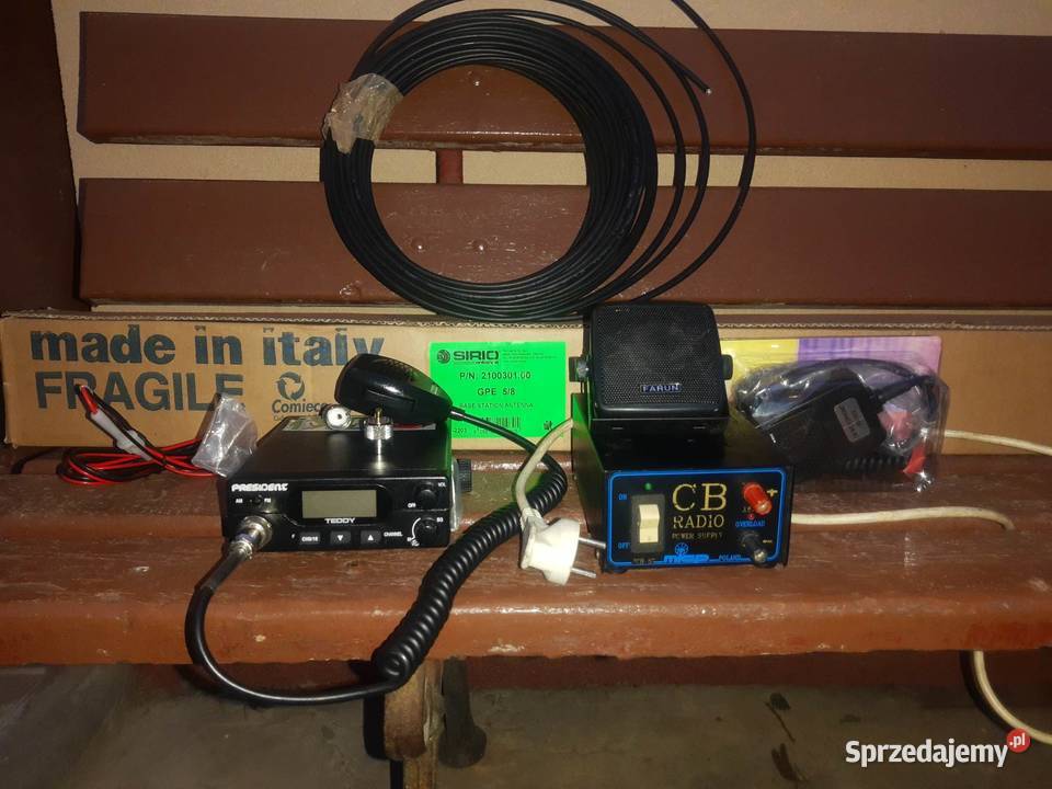 Zestaw stacja bazowa CB radio President antena mazowieckie Piaseczno sprzedam