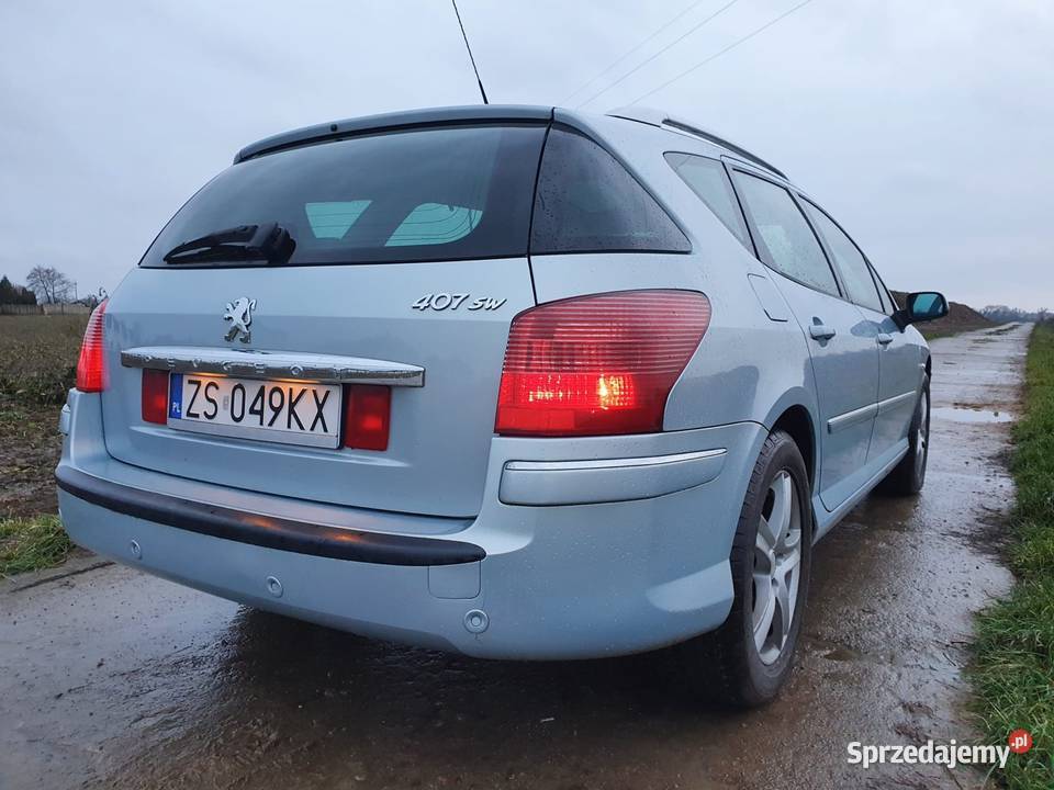 Peugeot 407 sw automat sport JBL 27 v6 204 nawigacja Szczecin