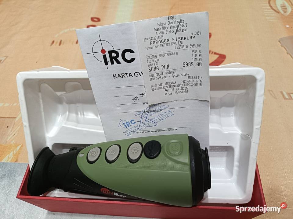 Kamera termowizyjna termowizor infiray E3W TV i Video