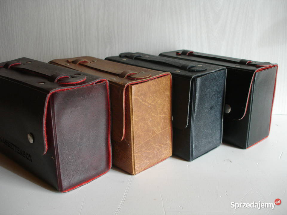 PUDEŁKOpojemnik na kasety magnetofonowe lubuskie Zielona Góra
