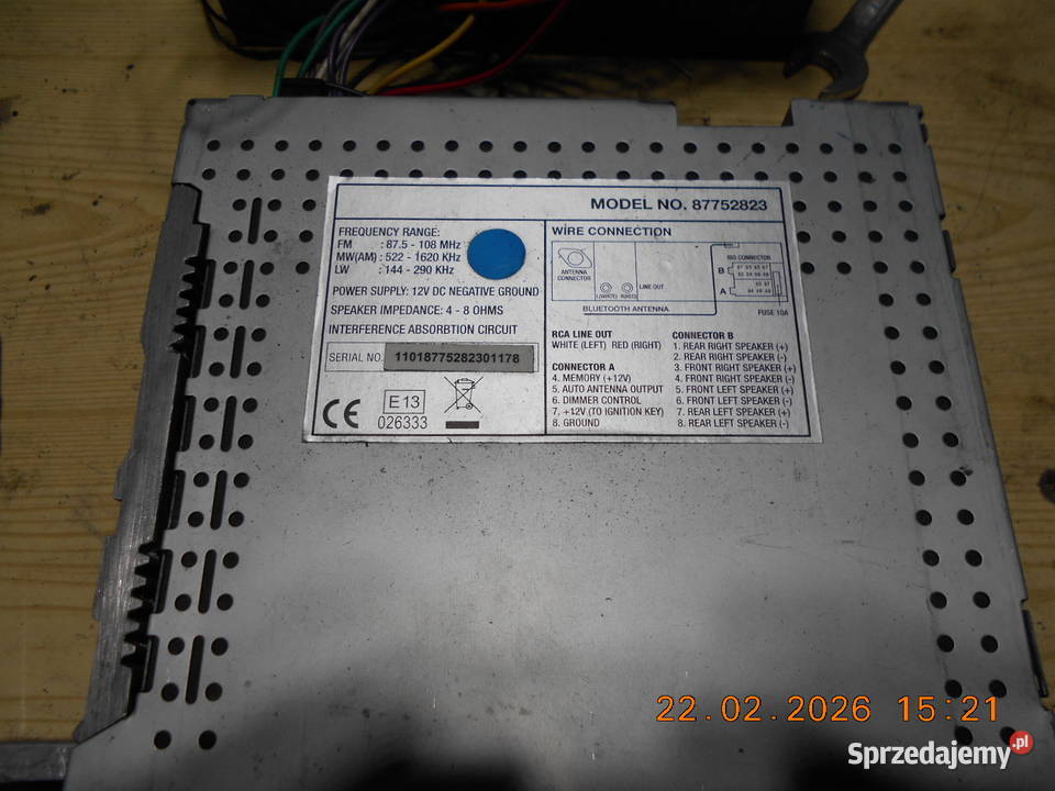 Radio z Bluetooth Radioodtwarzacze zachodniopomorskie Szczecin sprzedam