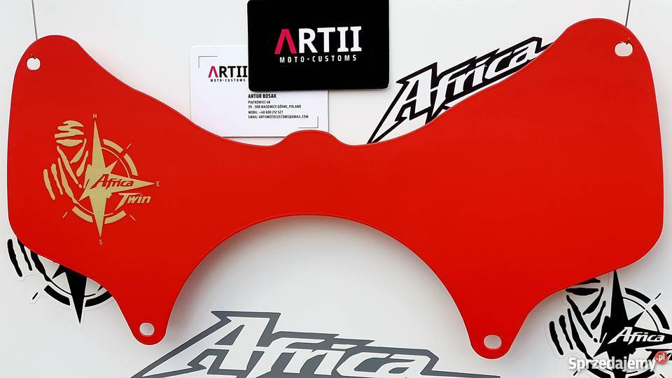 Forkshield METAL AfricaTwin ATS DGS DAK RED Piątkowiec