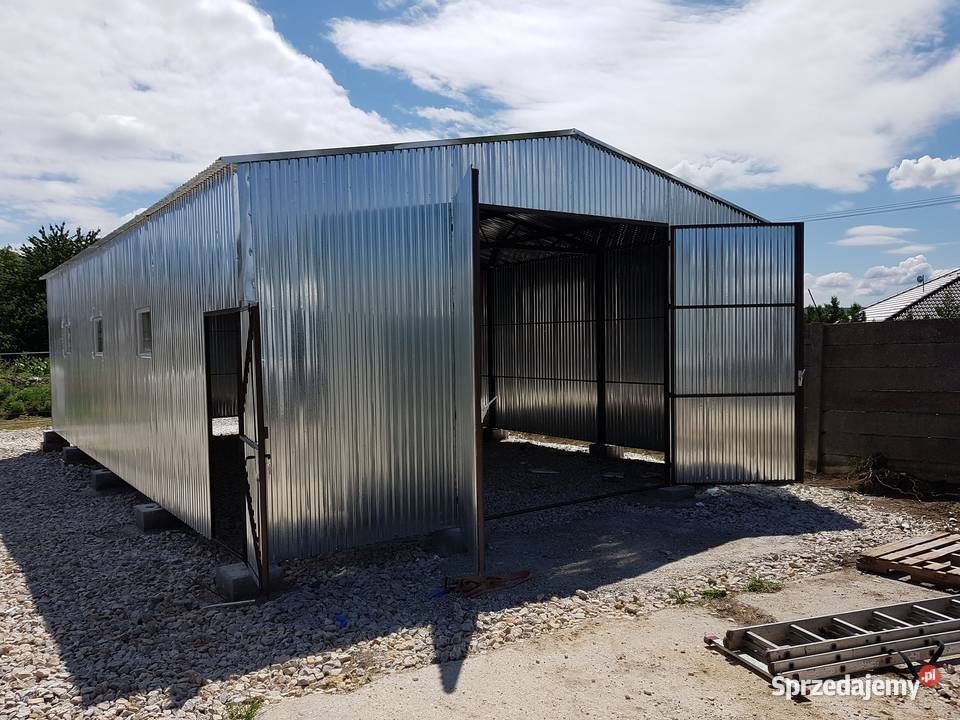 Blaszana montowana hala 712m ocynk dodatkowe Kraków