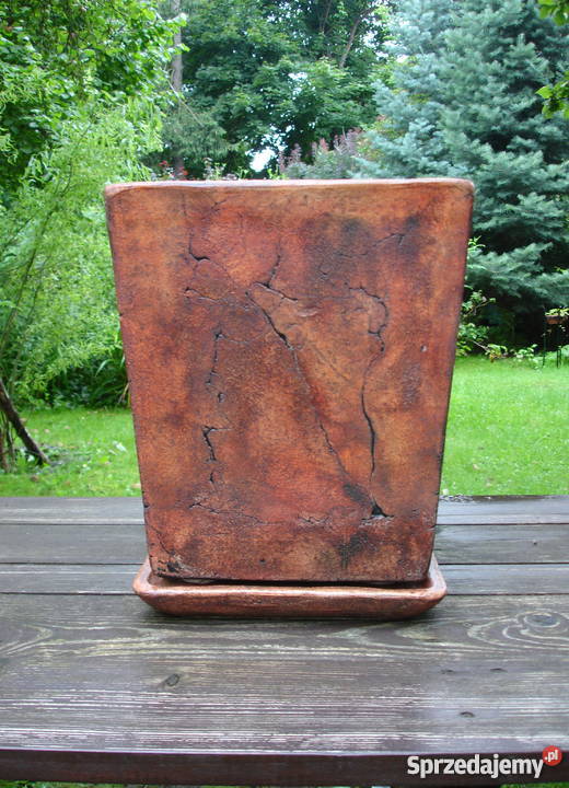 Sprzedam ceramiczną donicę spodek 40 x 31 Pozostałe dolnośląskie Jelenia Góra