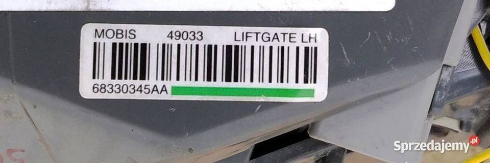 JEEP CHEROKEE KL LAMPA TYŁ LEWA KLAPA