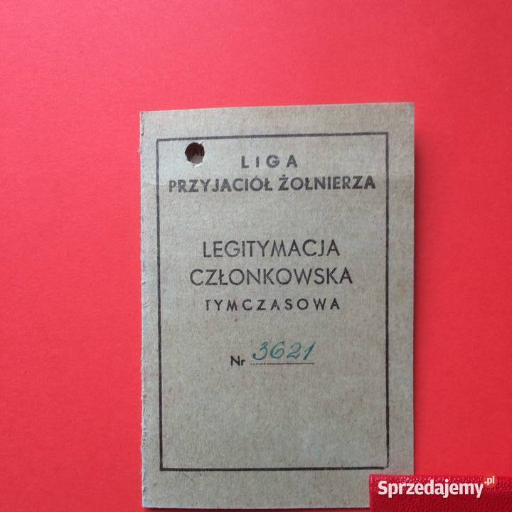 1422 Legitymacja Członkowska Tymczasowa zachodniopomorskie Szczecin