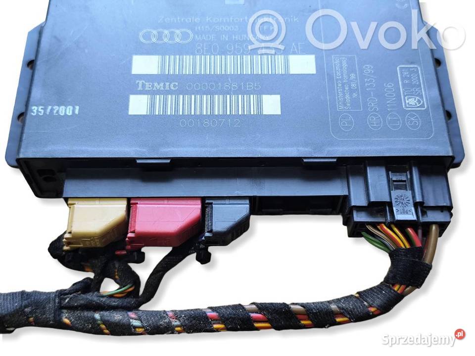 Audi A4 S4 B6 B7 MODUŁ STEROWNIK KOMFORTU sprzedam