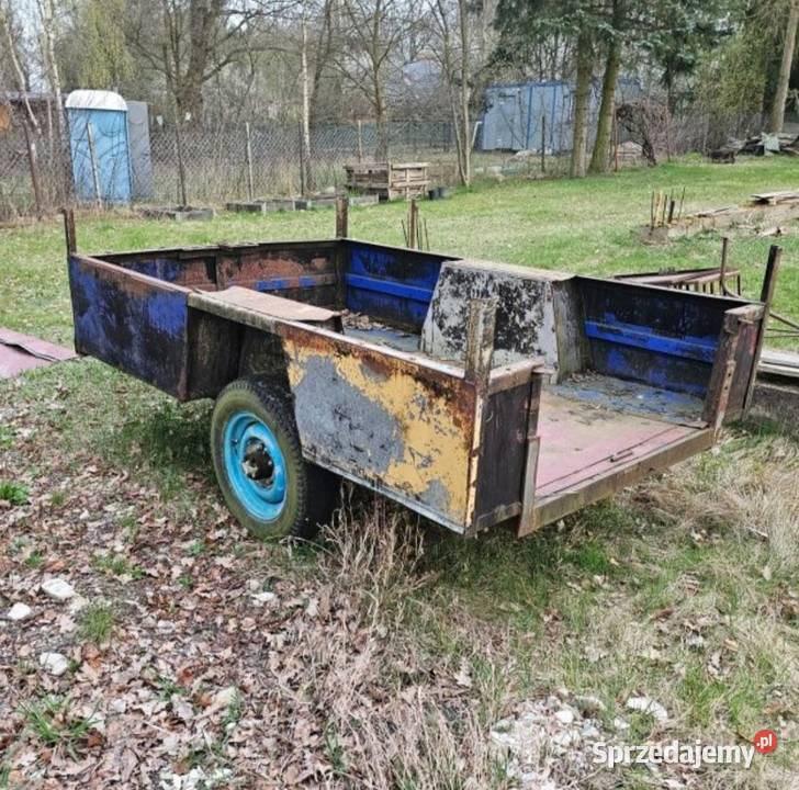 Przyczepka do ciagnika nieuszkodzony mazowieckie Kania Polska
