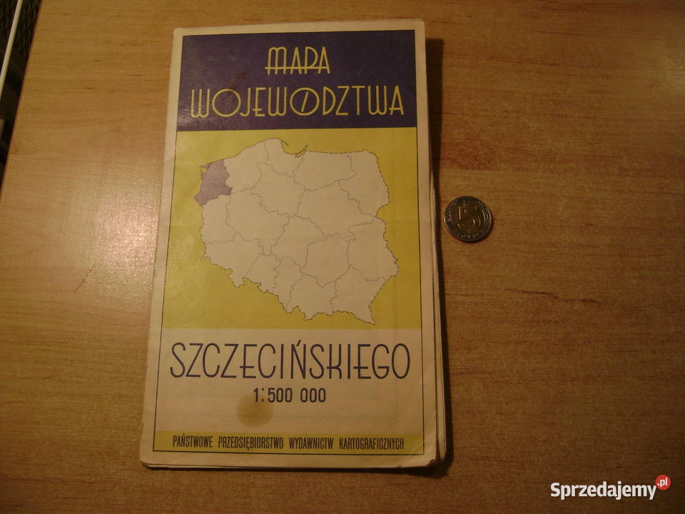 Starocie z PRL Mapy samochodowe województw Gdynia