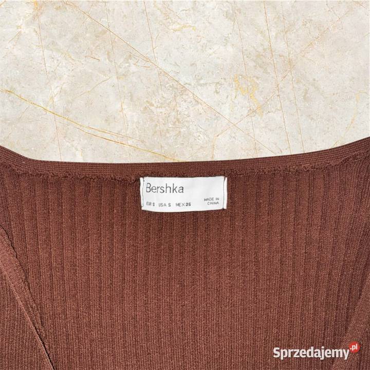 Sweterek rozpinany prążkowany Bershka S Kielce