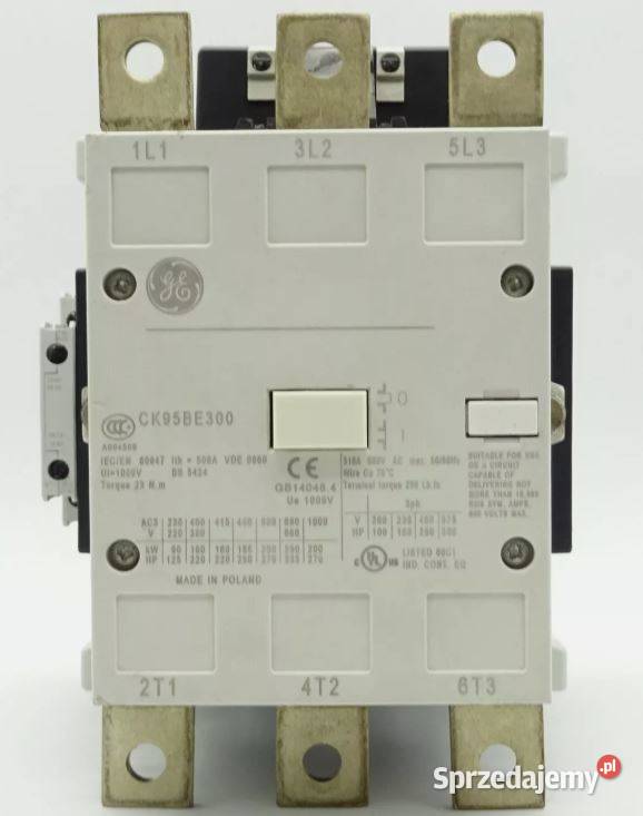General Electric CK95BE300 Stycznik 160kW 2428V kujawsko-pomorskie Toruń