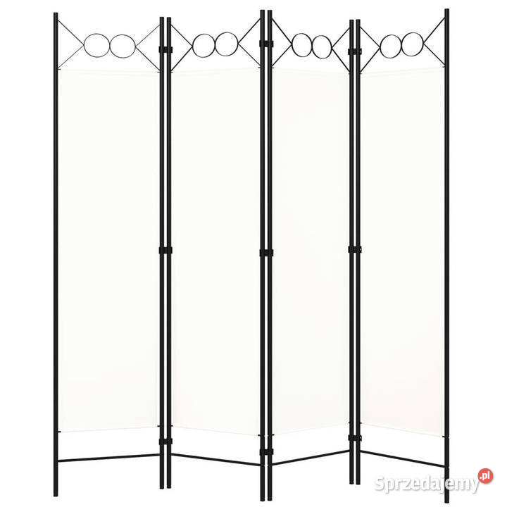 Parawan 4panelowy biały 160 x 180 WM320706 mazowieckie Warszawa