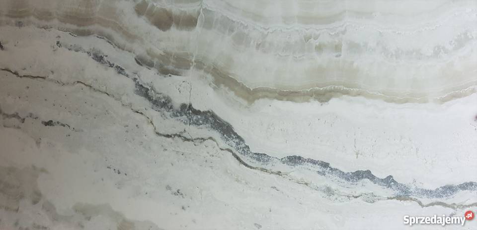 Gres Szkliwiony Onyx White 60 x 1195 x 1 Materiały budowlane Krzywda