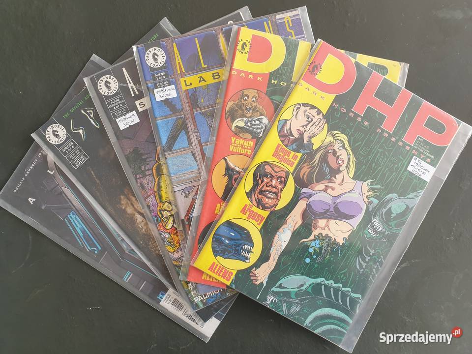 Aliens zestaw 6 komiksów Dark Horse USA lata Amerykańskie Gdynia sprzedam