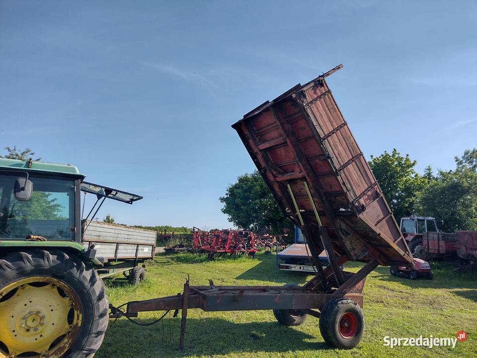 Przyczepa rolnicza Tim jednoosiowa wysokiego Sośno