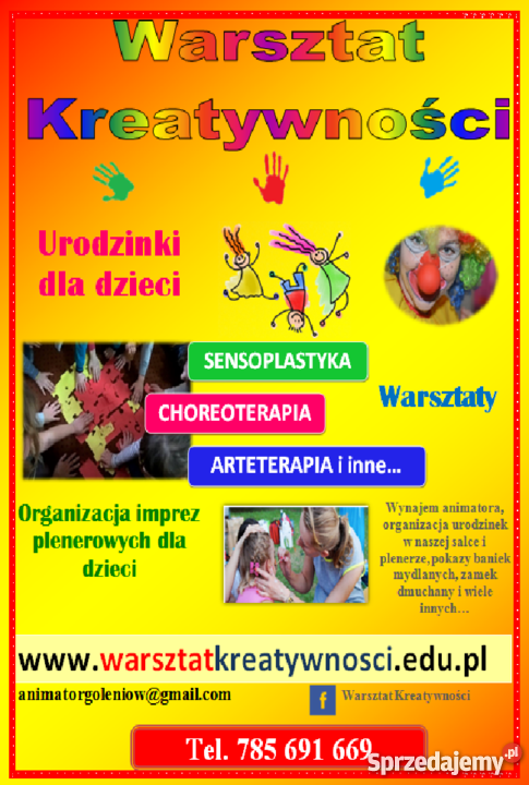 Animator dzieci urodziny eventy imprezy Goleniów obsługa imprez