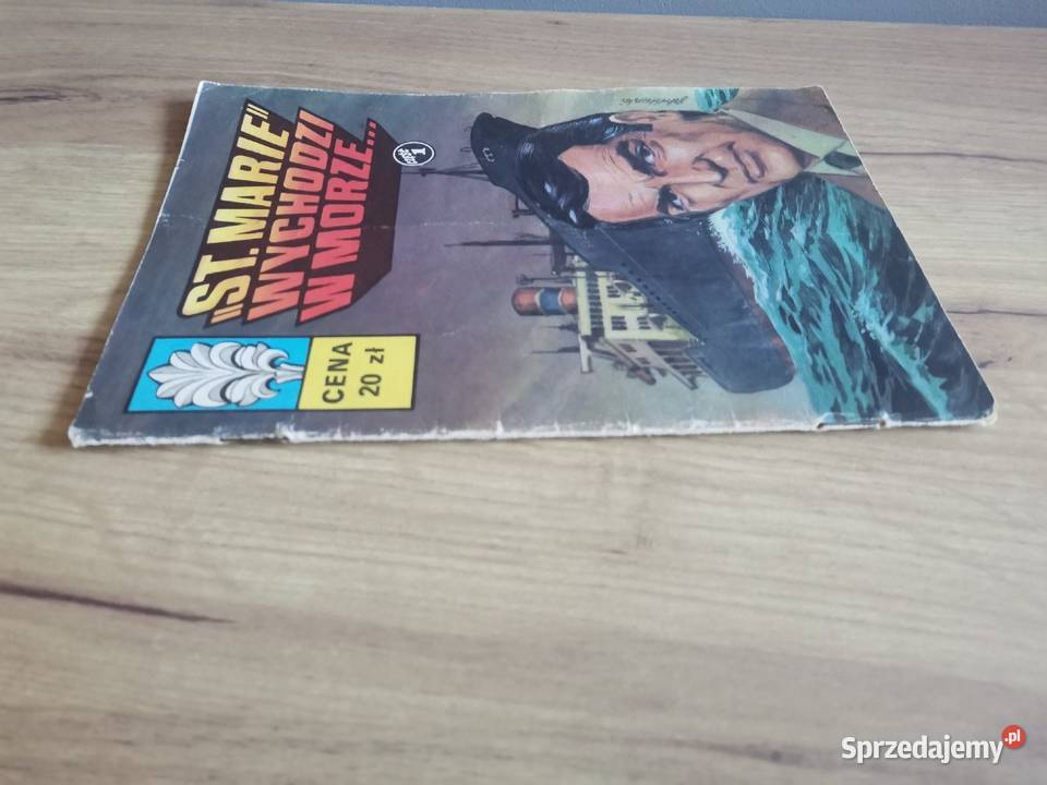 Stary komiks Kapitan Żbik ST Marie Wychodzi W Katowice