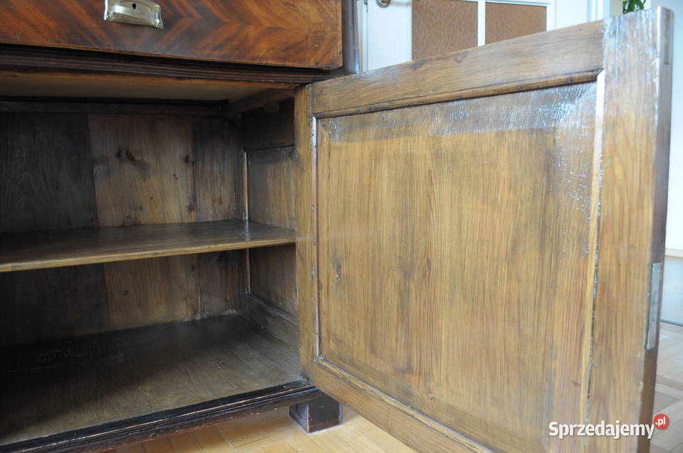 Kredens antyk Ludwik Filip mahoń koniec XIX w lubelskie Zwierzyniec sprzedam