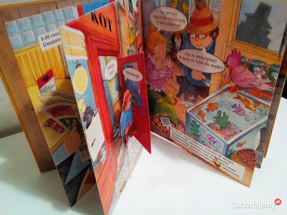 Książka z ruchomymi obrazkami Agent Mądrala