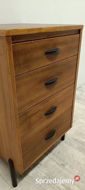 komoda z szufladami szafka PRL loft design lata