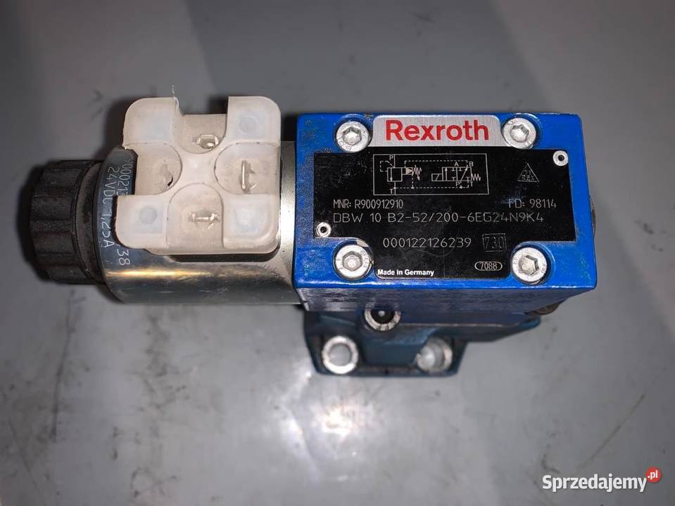 Rexroth DBW 10 B2 52 200 6EG24N9K4 Pressure Elektryka Warszawa