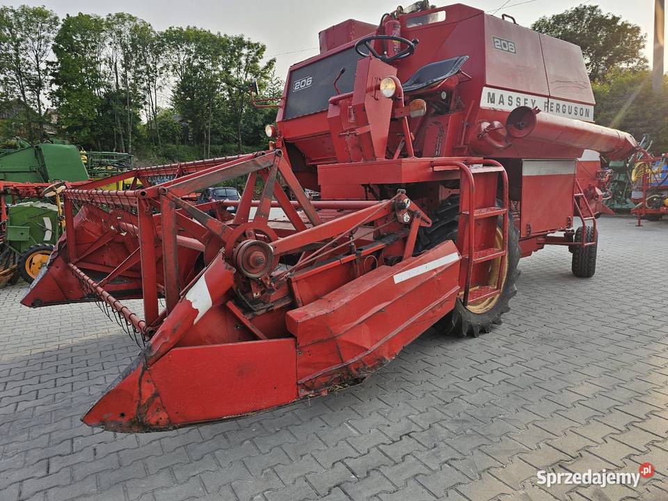 Kombajn zbożowy massey ferguson 206 Skrzynia biegów Manualna
