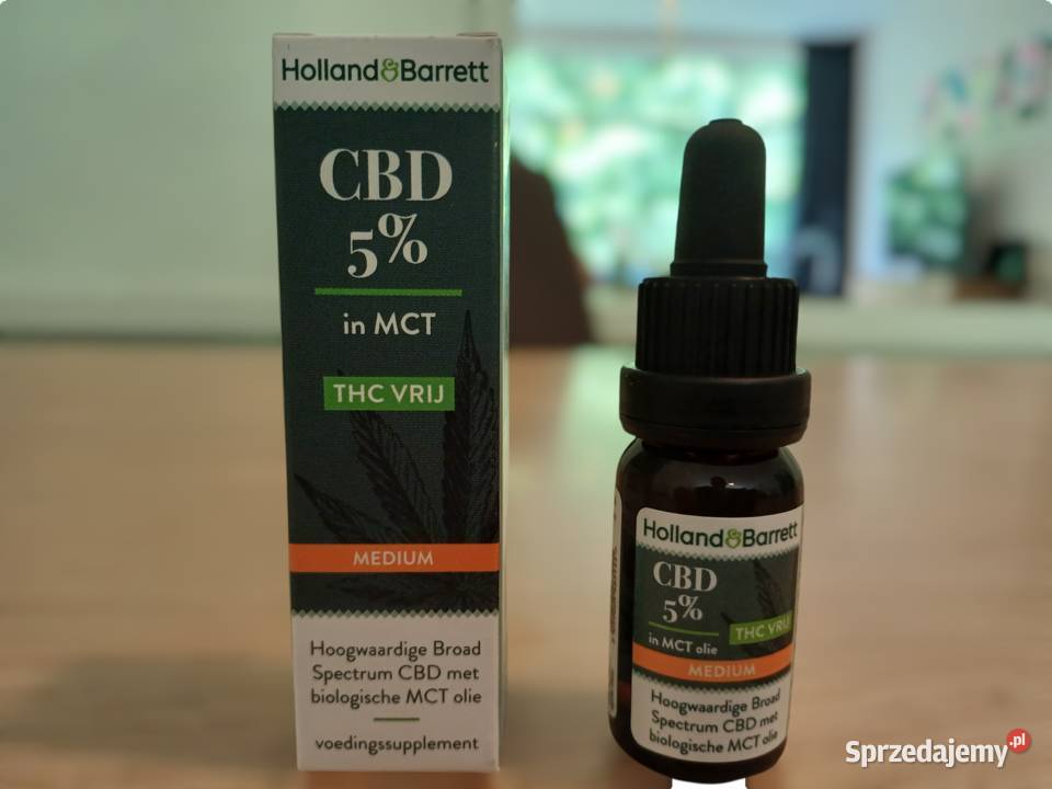 Olejek CBD Holland Barrett 5 10ml Oryginalny Łódź