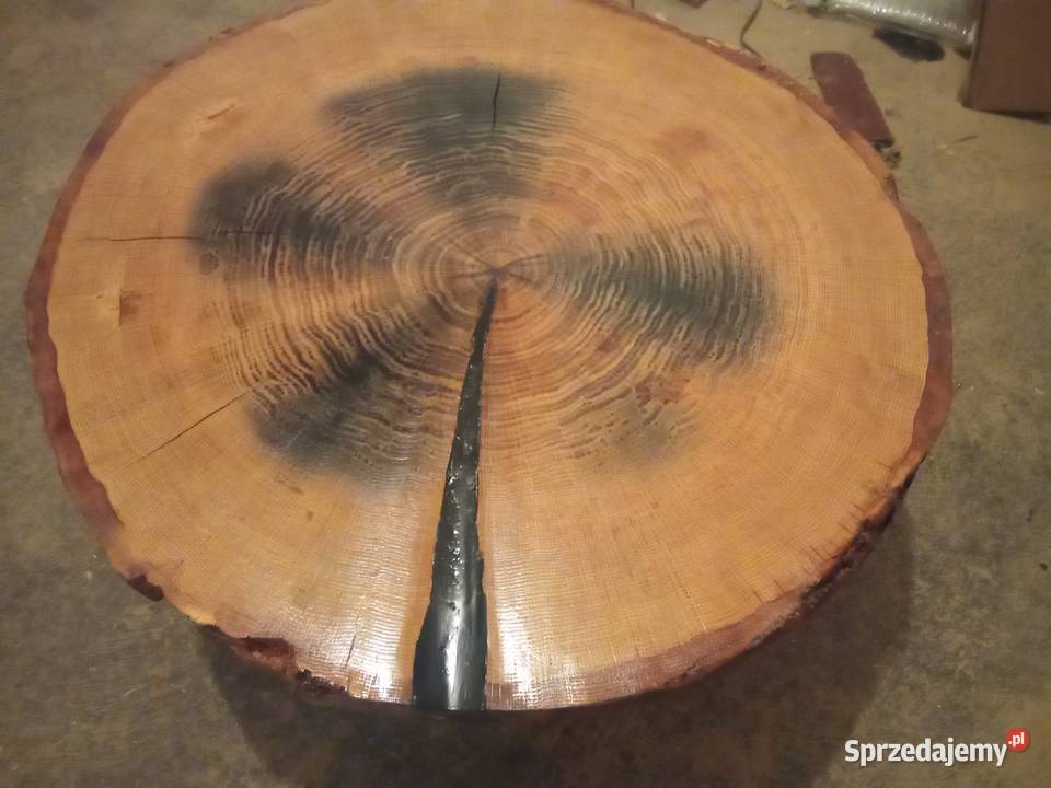 Stolik kawowy z plastra dębu Stoliki kawowe i ławy Wieluń